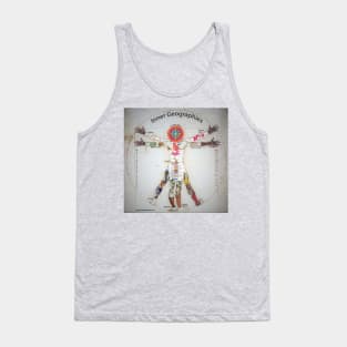 Inner Geographies Vitruvian Man Tank Top